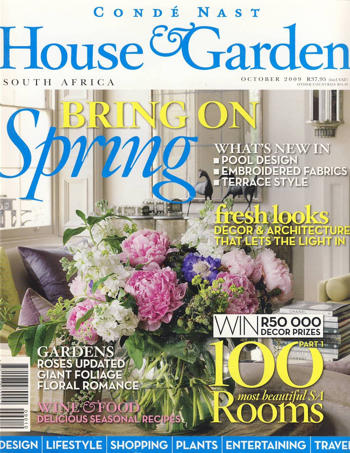 2009 House & Garden Most Beautiful Rooms Cover